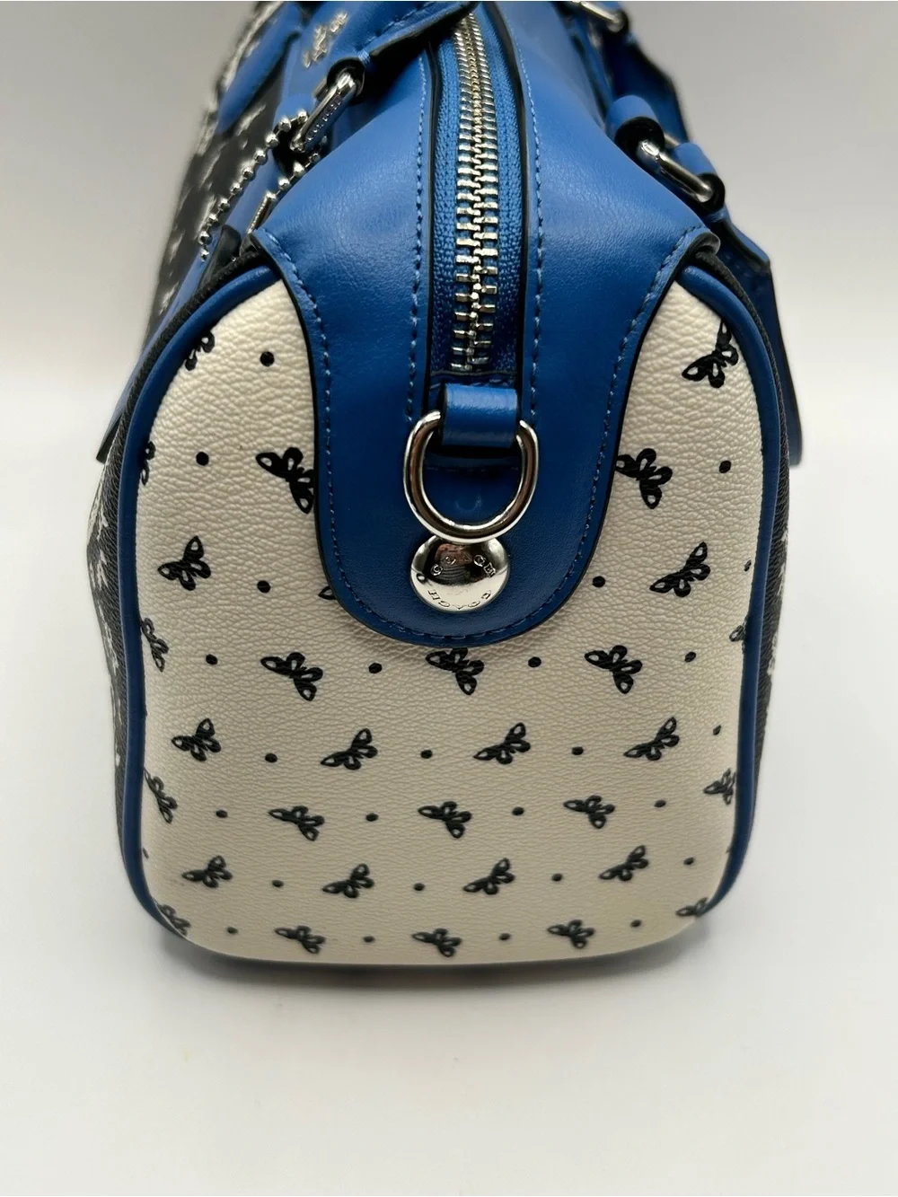 Coach Mini Bennett Butterly Bandana Print Satchel